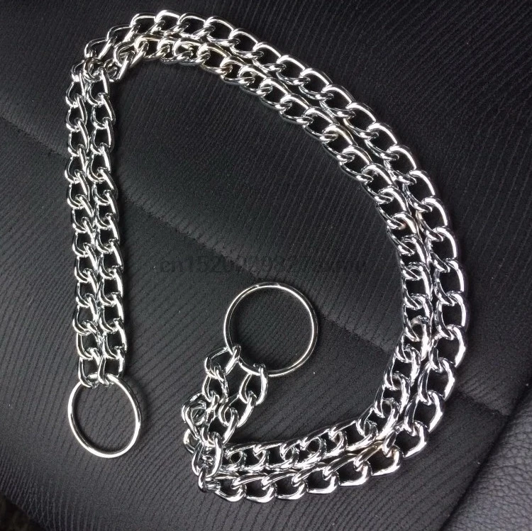 20 шт двойной собачий ошейник с цепью свинцовый прочный уличный для собак больших