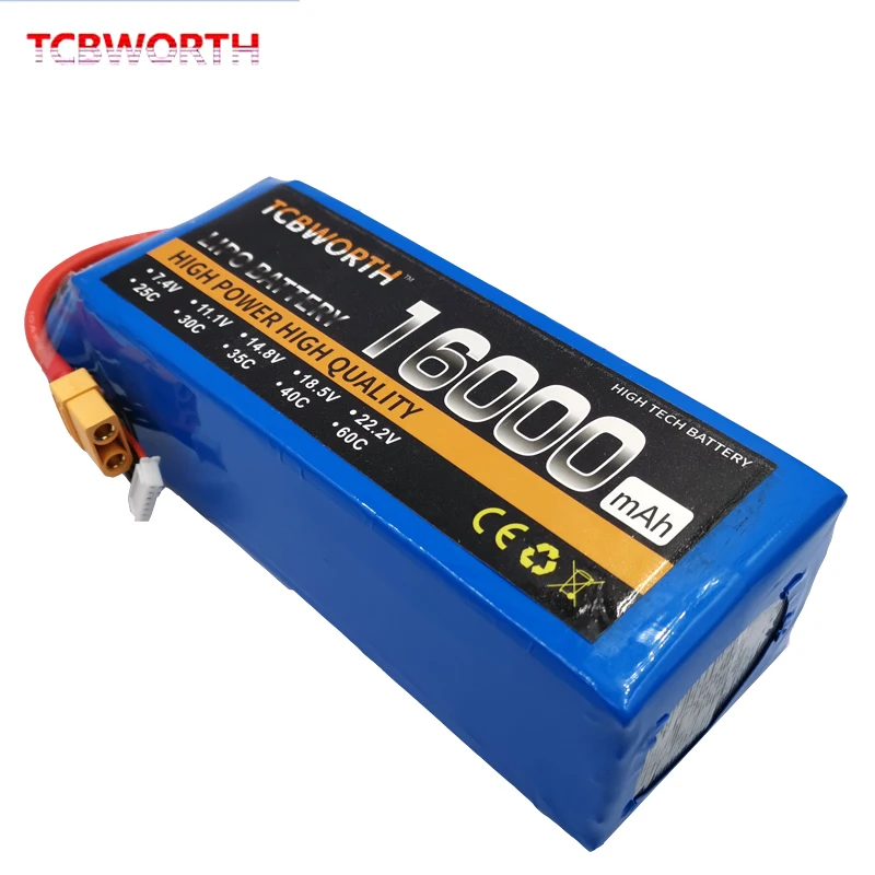 Провод с силикатной гелевой Батарея 4S 14 8 V 16000 мА/ч 25C 35C радиоуправляемый самолет