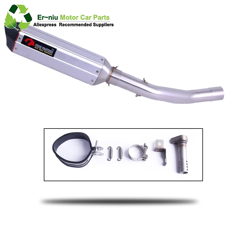 

Free Shipping Middle Pipe Muffler Slip Motorcycle Exhaust Escape Full System For Kawasaki ZX6R ZX-6R Ninja 636 2008 to 2019