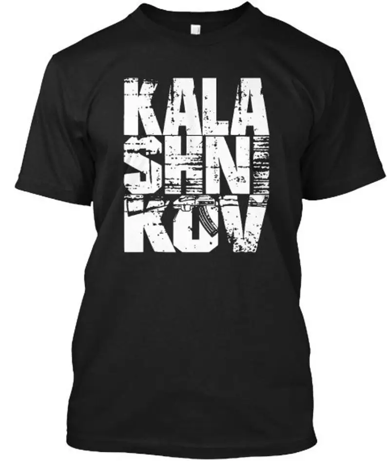 

Ak-47 Kalashnikov Shirt Military Gun Shirts 2019 Fashion Unisex Tee