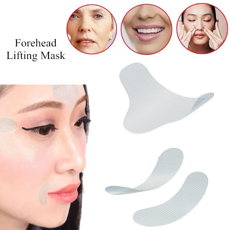 

12/27/24pcs Facial Line Wrinkle Sagging Skin Lift Tape Frown Smile Lines Thin Face Stickers Forehead Anti-Wrinkle Lifting Mask