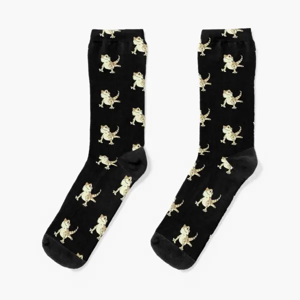

Cute Bearded Dragon Crew Socks Autumn Comfortable Unisex Women Mens Cotton Winter Funny Best Black Pattern Sports Ladies Cute