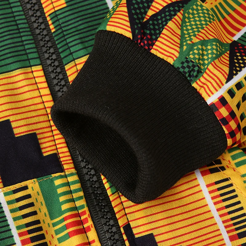 Рождественские наряды для малышей Африканская богемная куртка на молнии + юбка