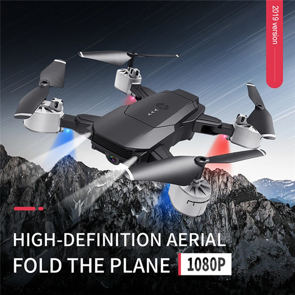 720P 1080P 4K HD камера WIFI складной Радиоуправляемый Дрон светодиодный светодиодной
