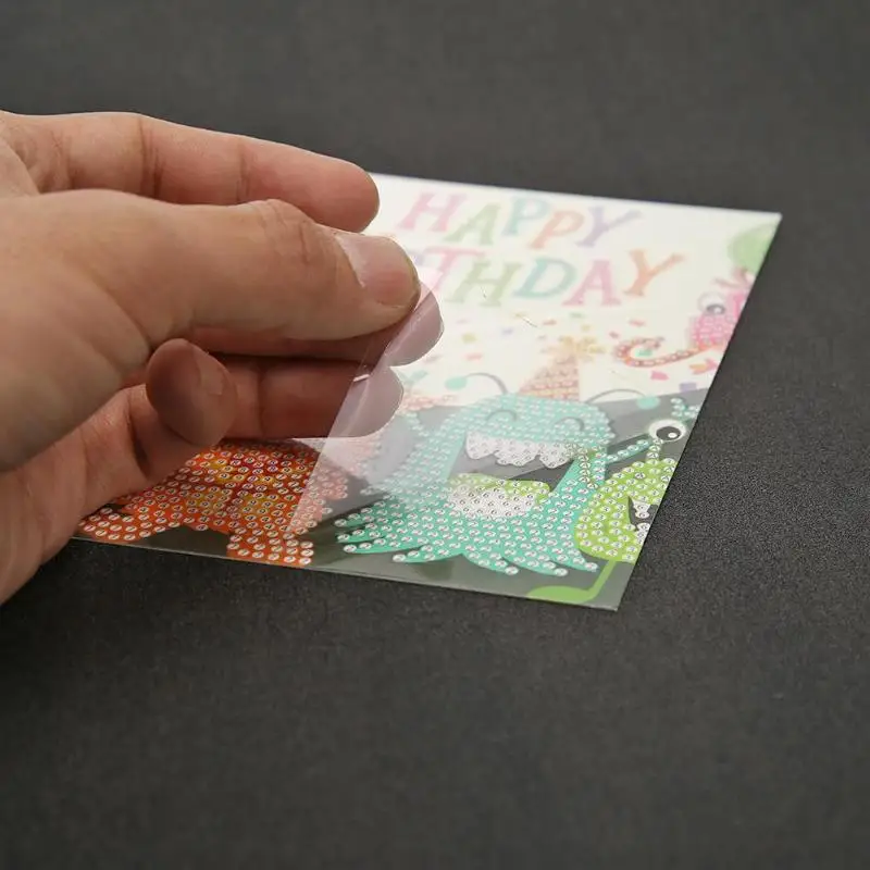 8 шт. 5D DIY алмазная живопись поздравительная открытка особой формы рождественская Алмазная вышивка открытки на день рождения Рождественский подарок