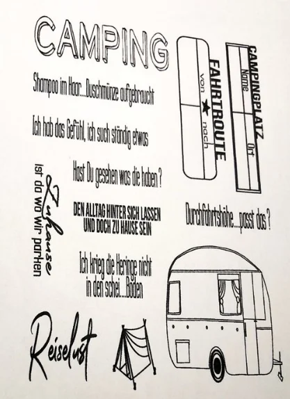 Немецкий прозрачный чистый силикон штамп печать для DIY Скрапбукинг фото