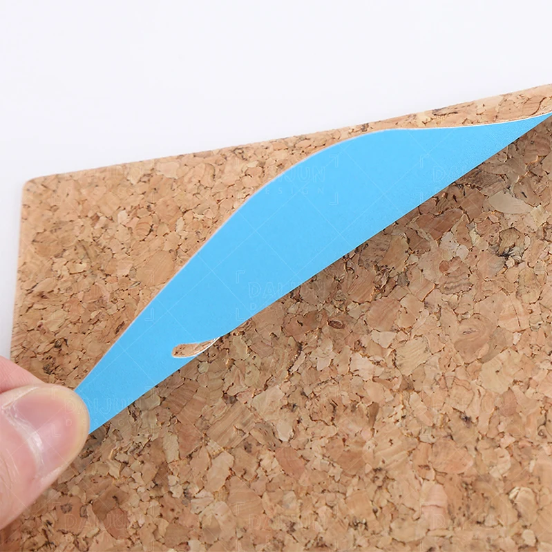 Пробковая кожа короткий Обложка для паспорта держатель карт