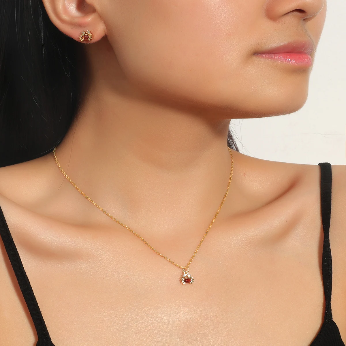 Лето 2021 Модный изысканный комплект ювелирных изделий для женщин серьги-цепочки