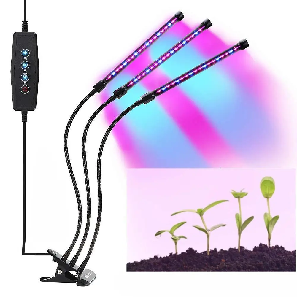 HiMISS 5V 27W USB лампа для выращивания растений с красным синим спектром Регулируемая 3