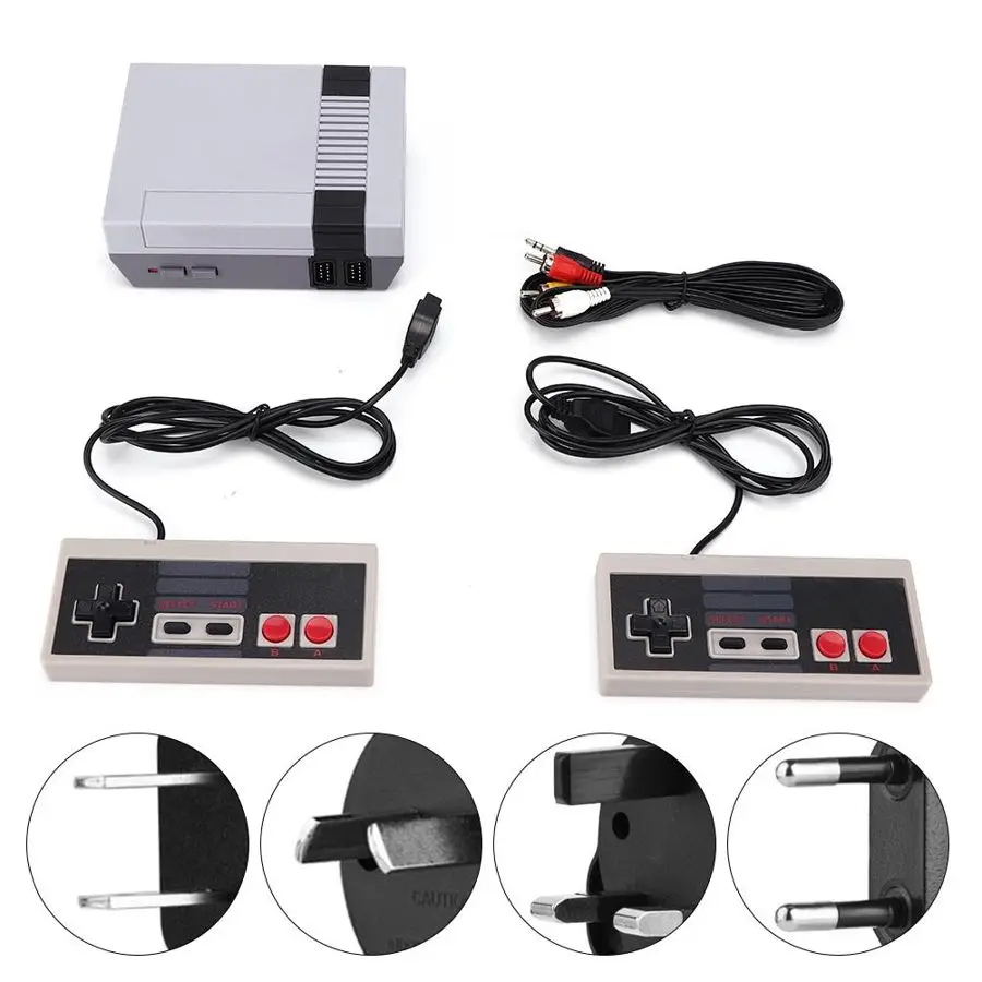 Мини игровая консоль геймпад двойной контроллер со встроенными 620 играми (100 220