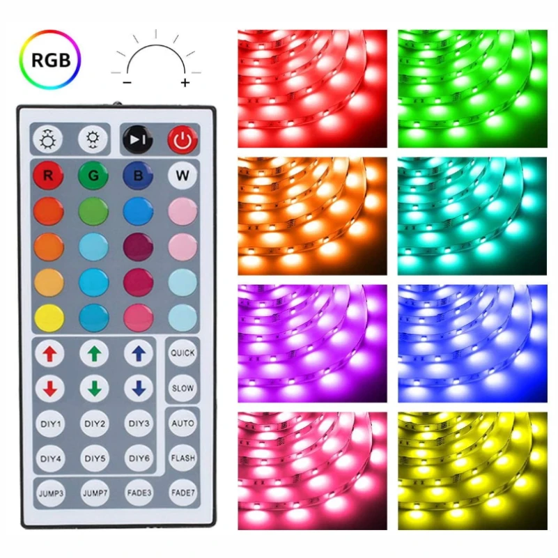 30 светодиодный/m RGB 5050 с дистанционным управлением по Bluetooth APP звук музыки