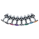 Анальная пробка из силикона, 3 размера, интимные игры, персональный массажер из нержавеющей стали для женщин, мужчин, пар