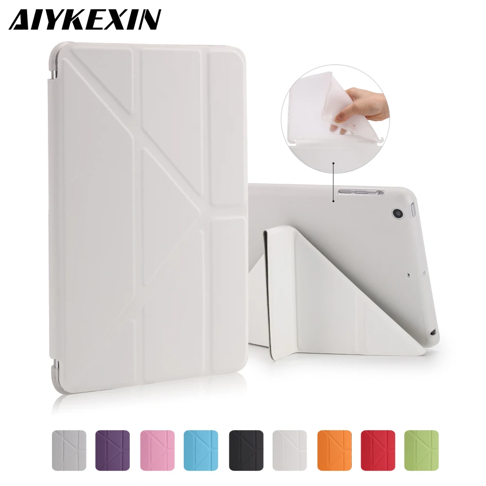 Чехол AIYKEXIN для iPad Mini 3 2 мягкая ТПУ защитная накладка из искусственной кожи с