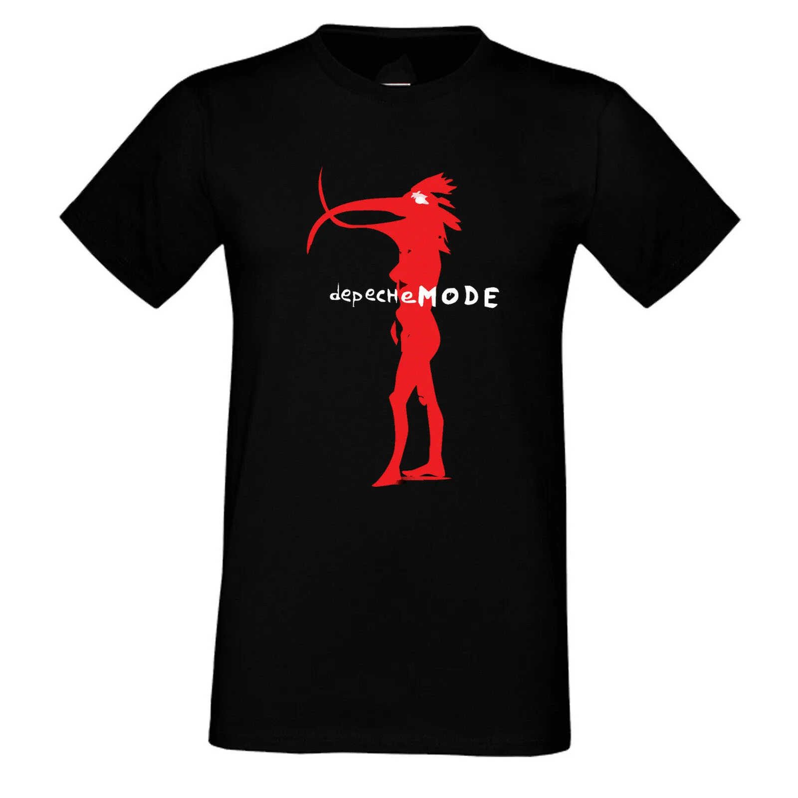 DEPECHE tee MODE 2 черная футболка с коротким рукавом оригинальная Мужская и женская
