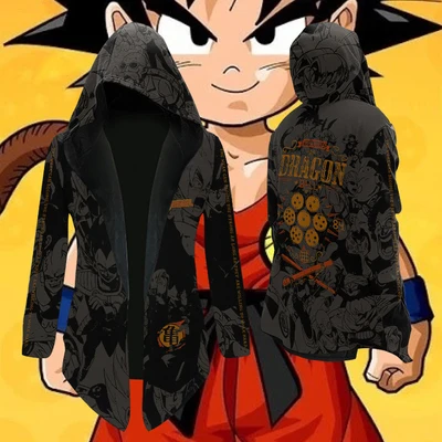 Costumes Аниме Dragon Ball Косплей костюмы Сон Гоку какаротто подростковые плащи-комбинезоны толстовка с капюшоном, толстовки пальто - Цвет: Costumes