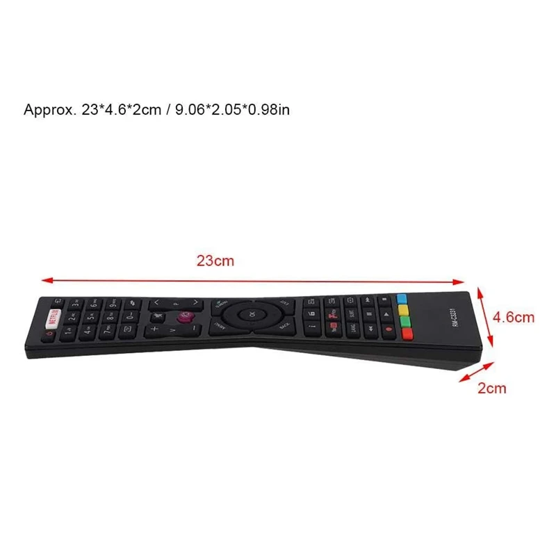 Replacement Remote Control RM-C3231 for Currys JVC Smart 4K LED TVs with NETFLIX YouTube LT24C656 LT-24C656 LT24C661 | Электроника