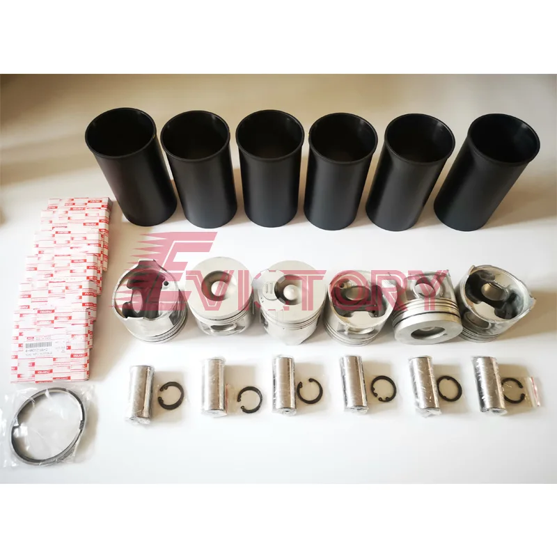 

For ISUZU 6HE1-TC 6HE1T overhaul rebuild kit connecting rod valve gasket piston liner