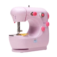 pink household electric mini micro sewing machine