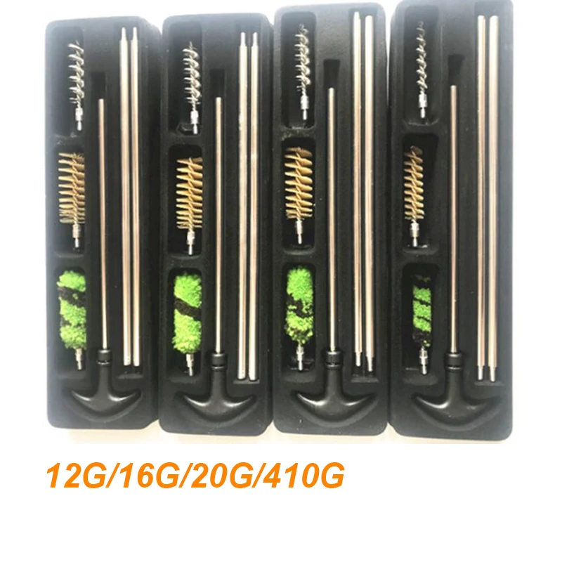 

Tactical Rifle Gun Cleaning Kit 12G 16G 20G 410G Aluminum Rod Brush Set Hunting Shooting Gun Rifle Cleaning Brush Tools