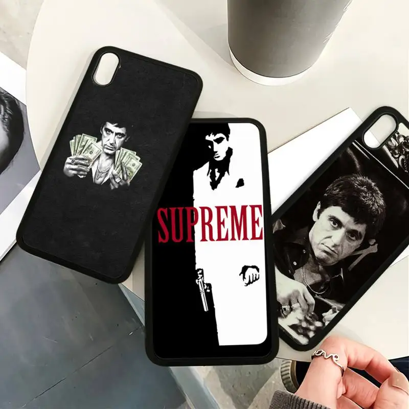 

Scarface Tony Montana Soft TPU PC Mobile Phone Case Cover For IPhone 12 11 Pro Max Xs X Xr 7 8 6 6s Plus Se 2020
