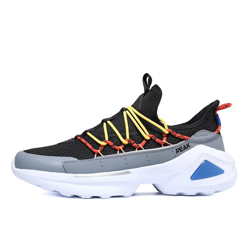 

Peak men's 2021 new trend fashion versatile training comfortable low top sports shoes shock absorption running shoes
