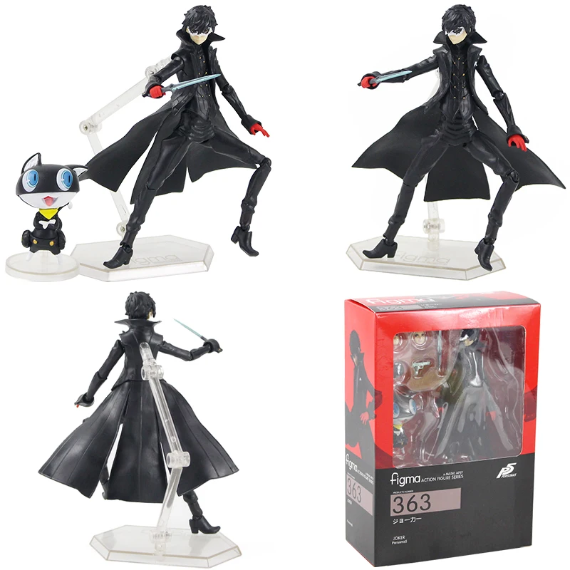 16 см Persona 5 363 # Shujinkou and Morgana Joker Ver. Экшн-фигурка из ПВХ Коллекционная модель игрушка