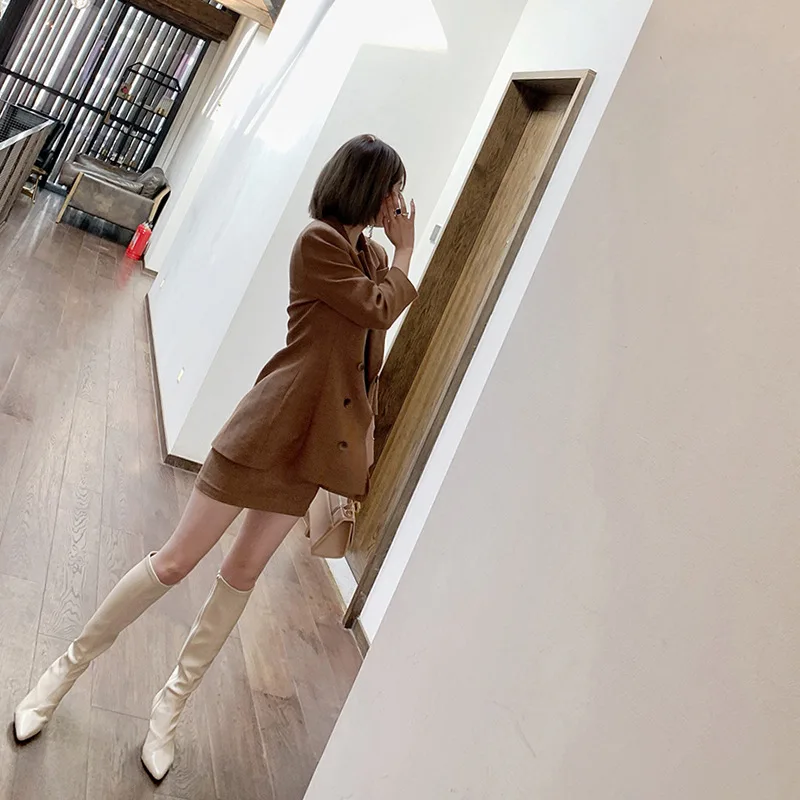 

Sling dress spring new summer 2021 suit dress two-piece self-cultivation temperament fairy sen princess short skirt