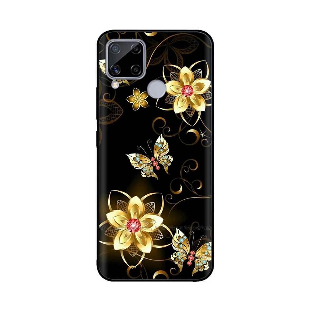 for realme c15 case realmec15 soft silicon tpu cover for oppo realme c15 c 15 phone cover protective bumper coque funda 6 5 inch free global shipping