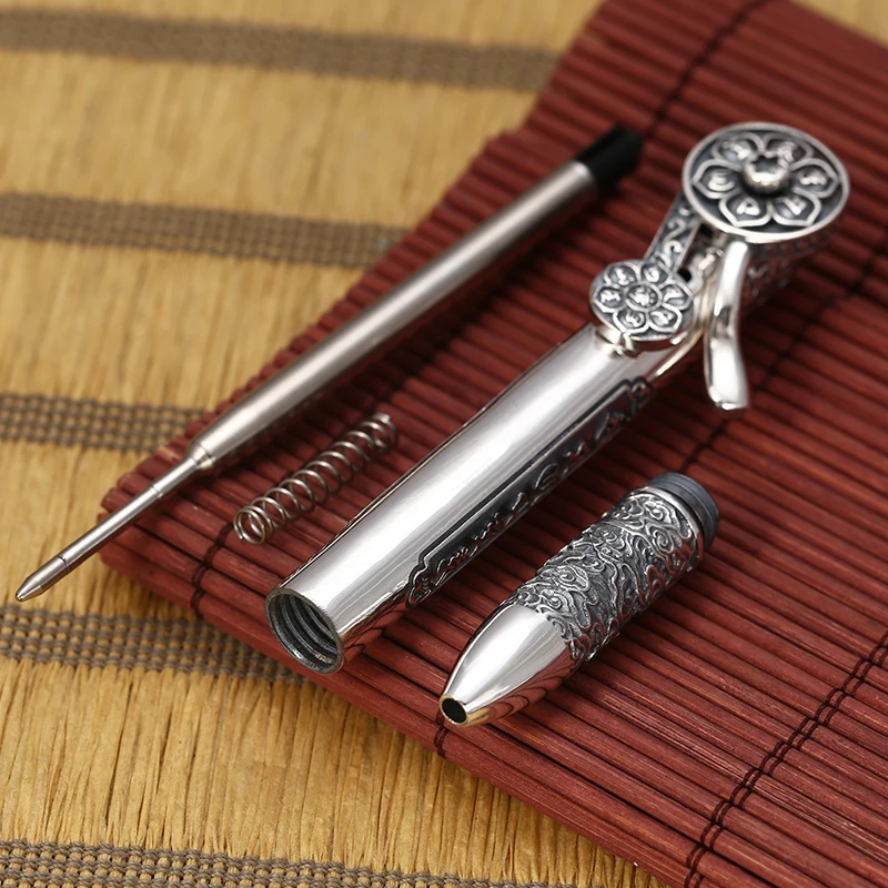 Jual EDC 925 Perak Pertahanan Diri Keselamatan Taktis Pena Pensil Dengan Menulis Multifungsi EDC