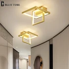 Алюминиевый светодиодный потолочный светильник, современная домашняя люстра, потолочная лампа для коридора светильник для гостиной, спальни, столовой, кухни, лампы