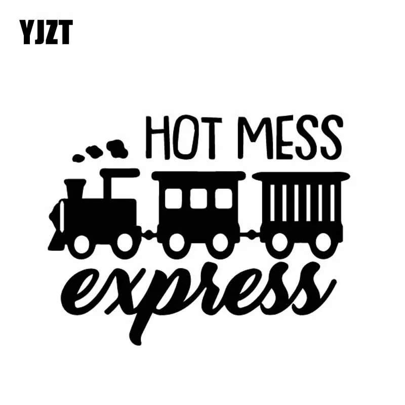YJZT 15,5 см * 11,8 см красивый Поезд Горячий беспорядок Экспресс высокое качество Виниловая Наклейка Декор фотообои черный/серебряный цвет YJZT 15,5 см * 11,8 см красивый Поезд Горячий беспорядок Экспресс высокое качество Виниловая Наклейка Декор фотообои черный/серебряный цвет