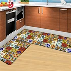 Коврик для кухни, в скандинавском ретро-стиле, нескользящий, для ванной, входной двери