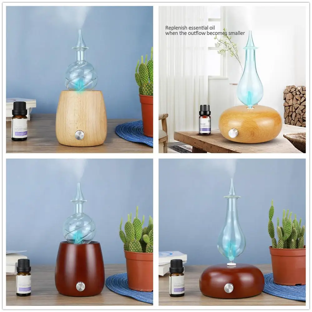 Glass containers Accessories Aroma diffuser Pure Essential oil Aromatherapy Machine Glass Container Nebulizer Glass containers images - 6