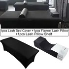 Накладные ресницы, фланелевые подушки для наращивания ресниц, подушки для шеи, простыни для красоты, покрывало для макияжа ресниц, инструменты для салона