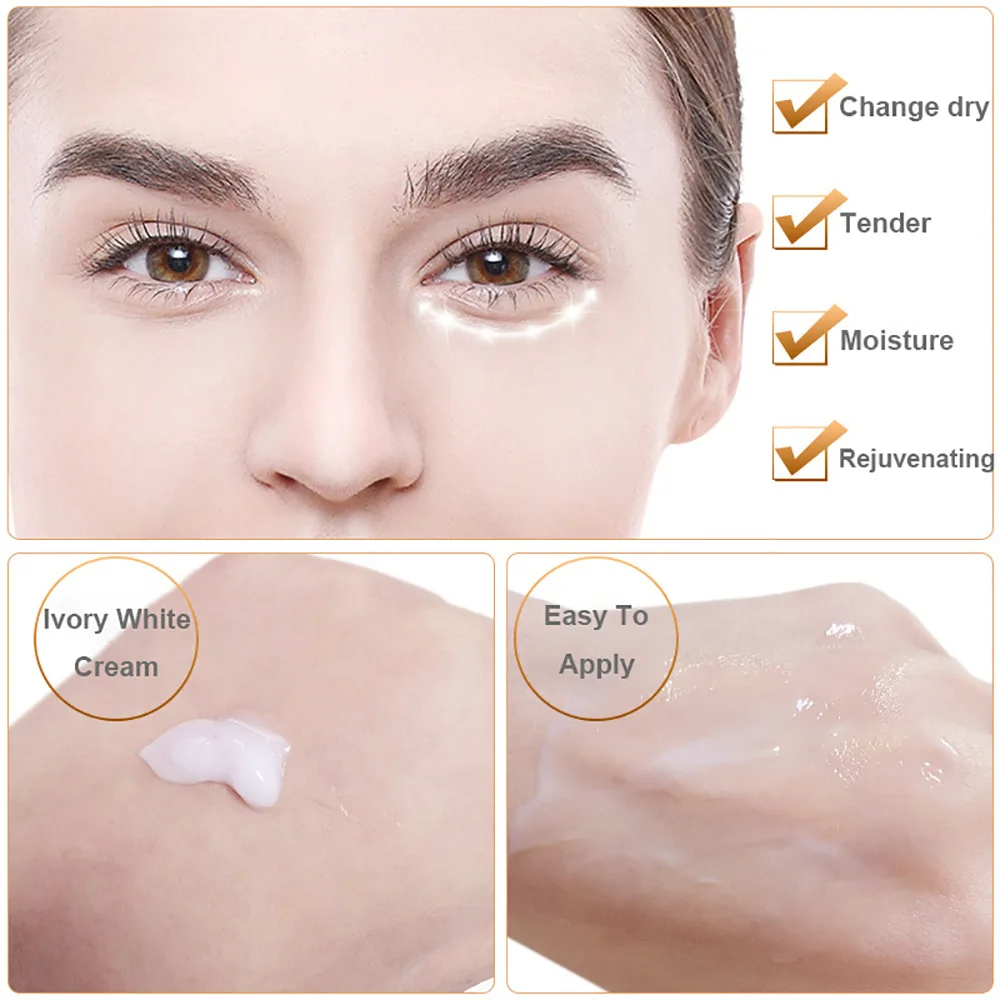 20ml Snail Firming Eye Cream for Dark Circles &amp wrinkles Fat Granule Anti-aging Anti-Puffiness Moisturizer Skin Care |