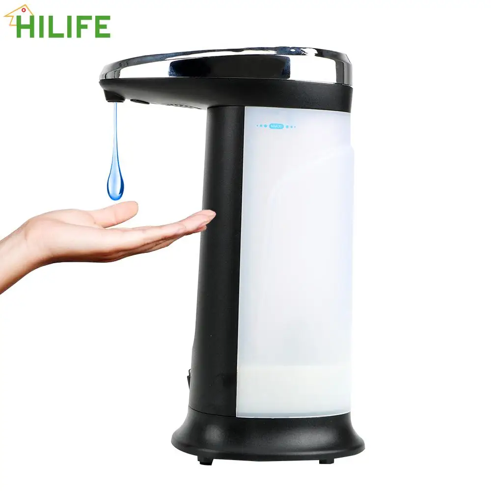 

Automatic Liquid Soap Dispenser Touchless Sanitizer Dispenser 400Ml Hands Cleaning Bathroom Accessories Intelligent Sensor