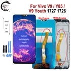 ЖК-дисплей с рамкой для BBK Vivo V9 Youth ЖК-дисплей Y85 1727 1726 экран с сенсорным датчиком, дигитайзер в сборе, дисплей V9, замена 6,3