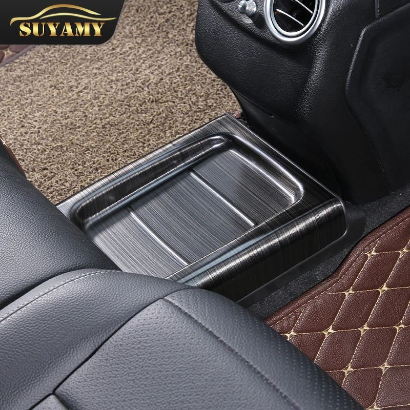 

For Mercedes Benz E Class W213 2016-2021 304 Car Modeling Accessories Rear Row Middle Bridge Pedal Anti-Kick Protection Cover