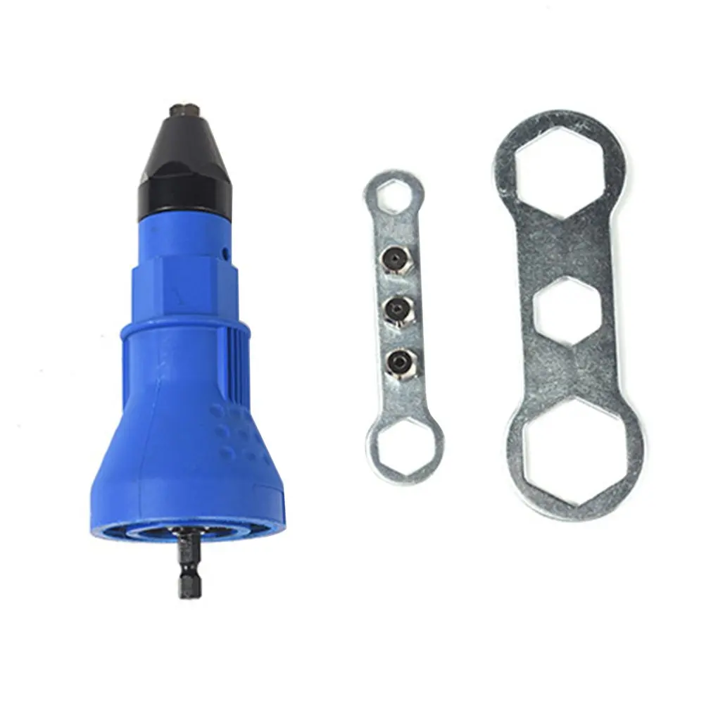 

Electric Rivet Nut Gun Riveting Drill Adapter Tool Insert Nut Tool Riveting 2.4mm-4.8mm Cordless Riveting Drill Adaptor