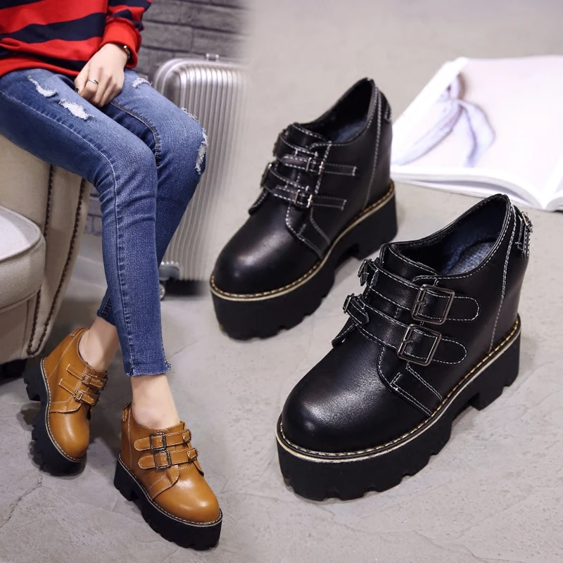 2020 новые осенние женские сапоги панк до лодыжек на высоком каблуке обувь