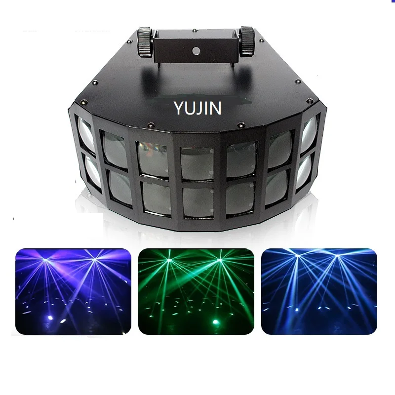 4 шт./лот 2*10 Вт сценическое освещение led Дерби свет диско бабочка освещение|Эффект