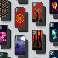 hunger games phone case matte transparent for iphone 7 8 11 12 s mini pro x xs xr max plus clear mobile bag movie funda coque