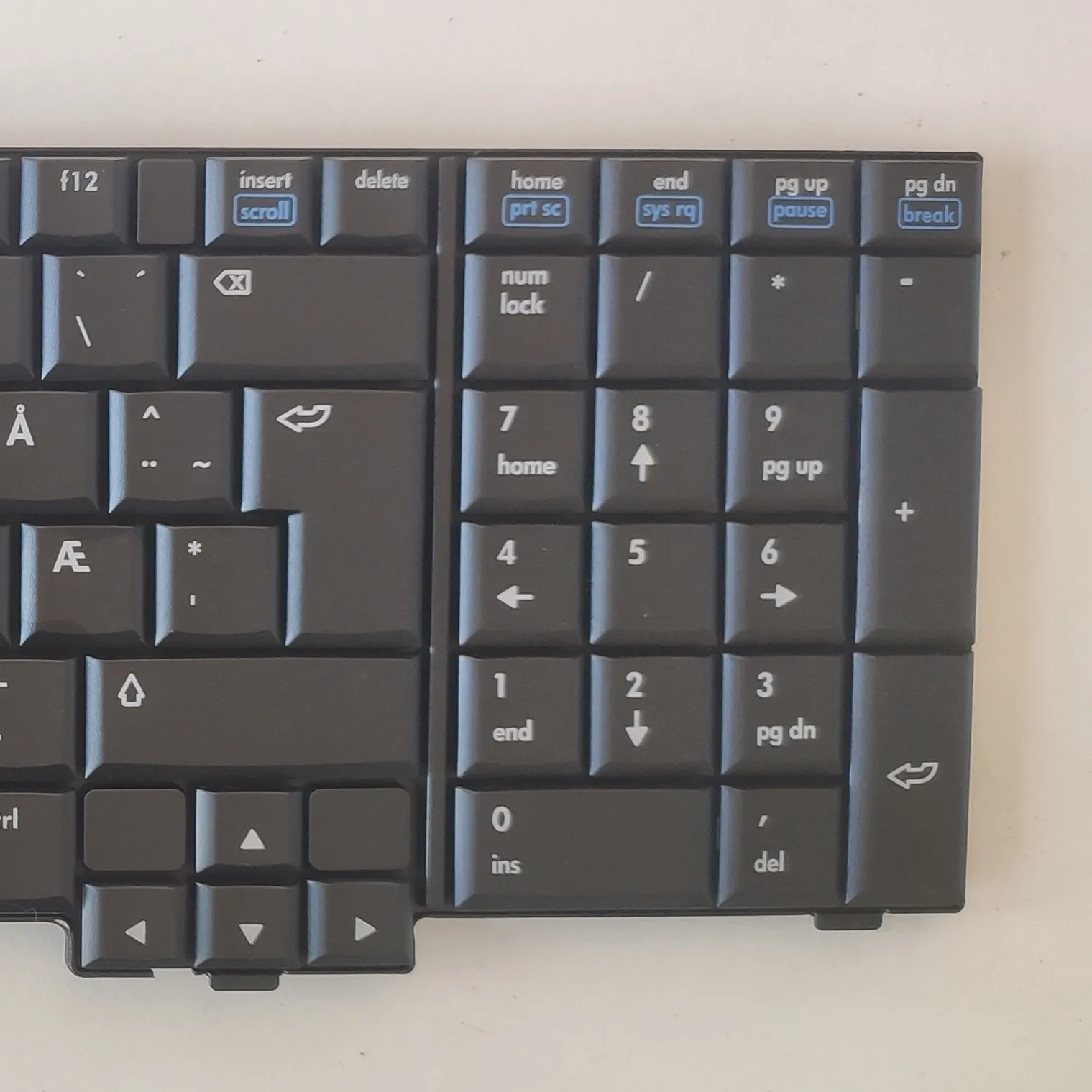 Оригинальный Новый норвежский язык для ноутбука HP 8710 8710P Вт черный PK1300X04L0 1PE169 -