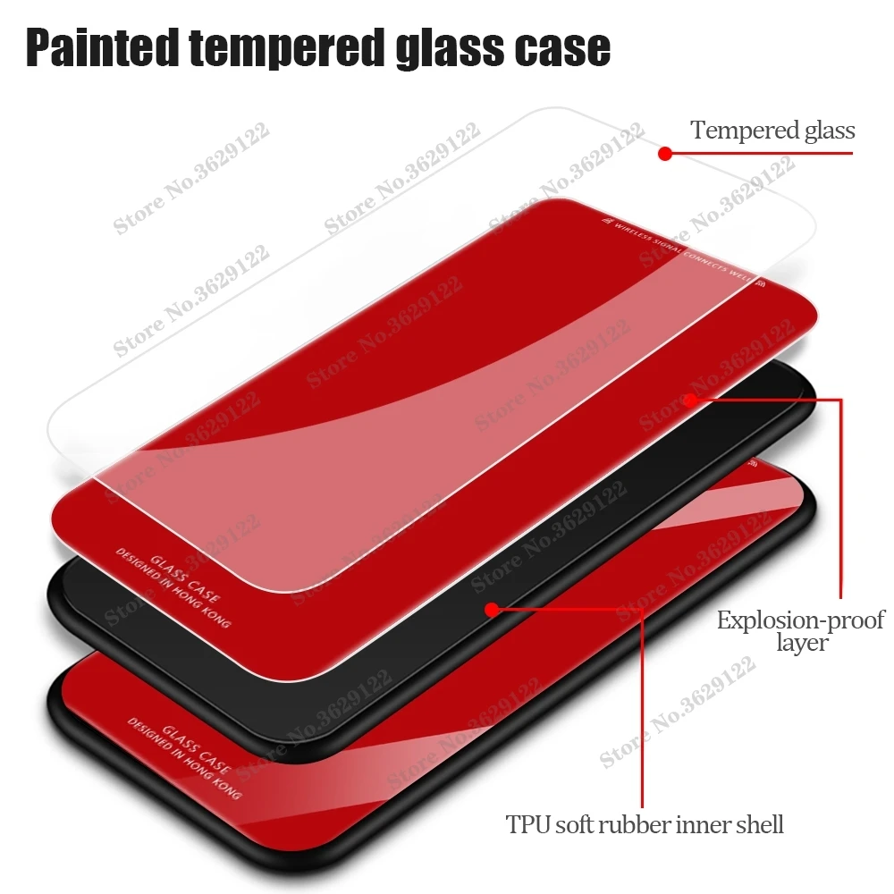 For Samsung Galaxy A53 A73 5G Case Tempered Glass Back Cover For Samsung A71 A52 A71 Case Note 20 s22 Ultra Case s22 S20 Plus