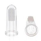 Зубная щетка на палец для собак, Мягкая Силиконовая зубная щетка на палец для домашних животных, экологически чистый набор пальцев, инструмент для чистки зубов кошек и собак