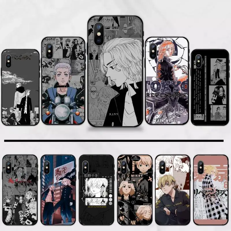 

tokyo revengers anime Phone Case for iPhone 7 8 11 12 13 mini pro X XS XR MAX Plus