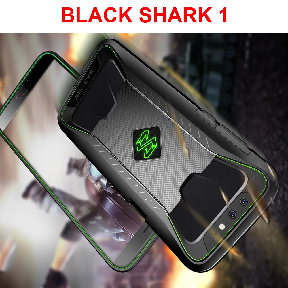 Защитный чехол для Xiaomi Black Shark 3 / Pro 2 Helo/1 Мягкий противоударный из ТПУ совместим с
