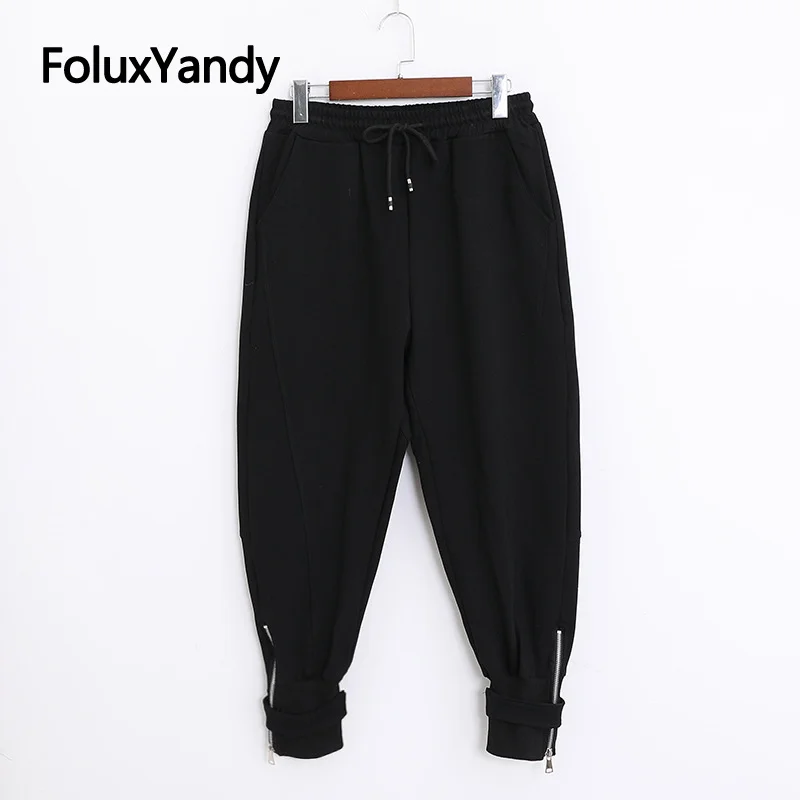 

Brand New Women's Harem Pants Black Trousers Casual Loose Large Size Pants KKFY5467