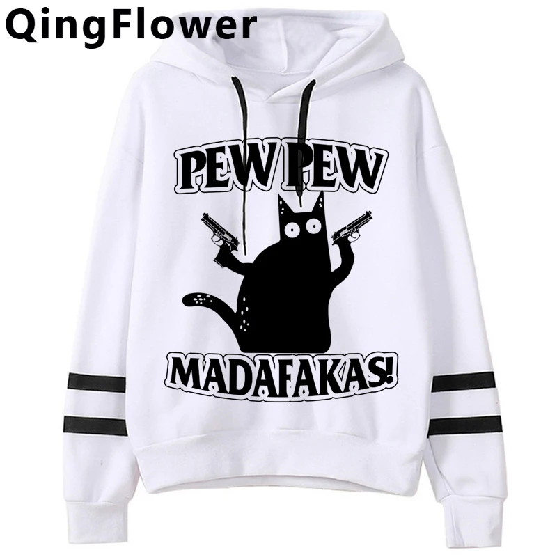 

Кота футболка с забавным мультипликационным принтом «гранж эстетику Harajuku толстовки женские милые кошки аниме Ullzang мода толстовка в стиле 90-...