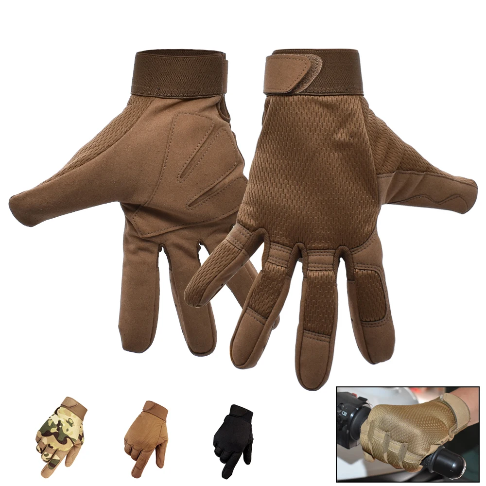 Мотоциклетные перчатки кожаные с закрытыми пальцами для мотокросса Перчатки Для